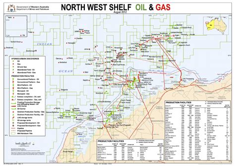 Map Of The Oil And Gas Discoveries And Production Infrastructure In The