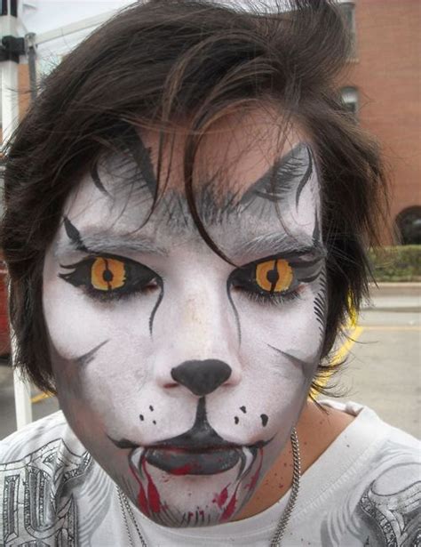 Werewolf Face Paint Face Painting Halloween Werewolf Costume