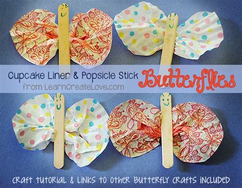 Cupcake Liner Butterfly Craft