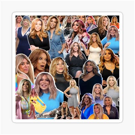 Wendy Williams Ultimate Seamless Repeated Collage Sticker For Sale By