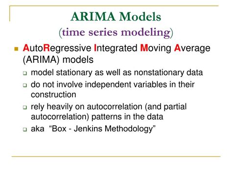 Ppt The Box Jenkins Arima Methodology Powerpoint Presentation Free
