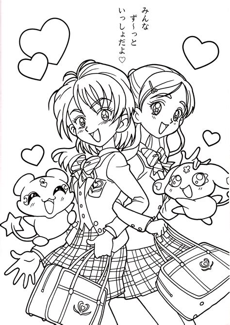 34 Elegant Photos Precure Coloring Pages Yes Precure 5 Coloring