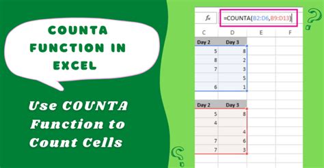 Counta Function In Excel Use Counta Function To Count Cells Earn