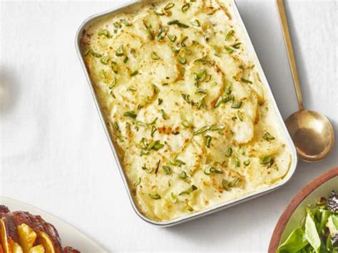 Potato Gratin With Spring Onions Recipe Food Network Kitchen Food