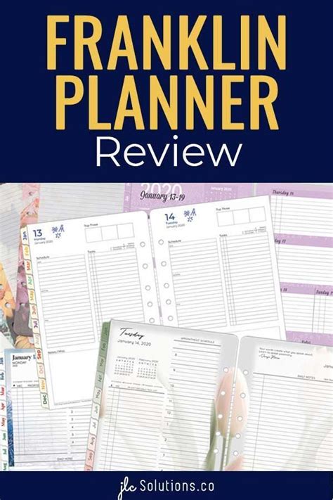 Franklin Planners Come In Many Different Sizes From Compact To Full