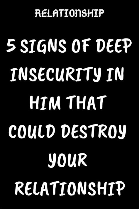 Insecurity Quotes For Relationships Shortquotescc