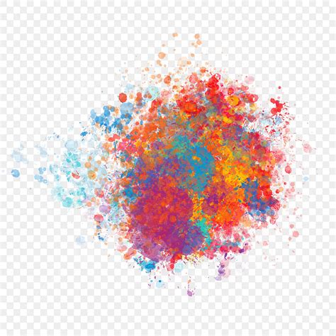 Painting Effect Png Picture Color Painting Effect Color Clipart