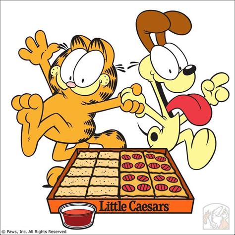 Pizza Pizza Garfield Cartoon Garfield And Odie Garfield