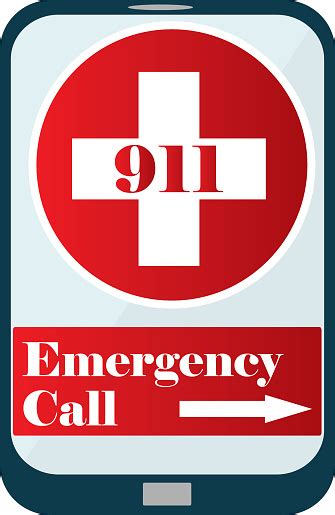 911 Emergency Call Sign Plus Sign Red Cross向量圖形及更多一個物體圖片 一個物體 不幸 使用