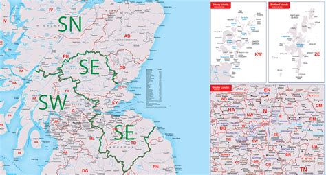 Custom Postcode Maps Of Uk And London Business Map Centre