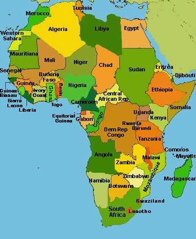 Map Of Africa 