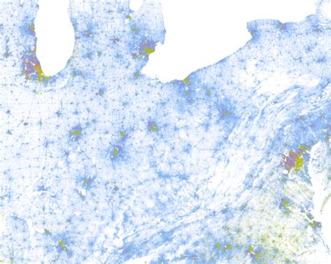 Dot Density Map Chart Types Flowingdata