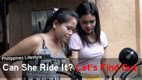 Filipina Wife Learns How To Ride A Chopper