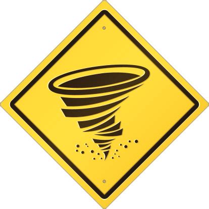 A key to approaching weather warning & forming patterns. Tornado Warning Sign Stock Illustration - Download Image ...