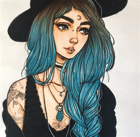 Pin By ⓒⓛⓐⓘⓡⓔ On W I T C H Y Witch Drawing Witch Art Goth Art