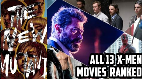 All X Men Movies Ranked W The New Mutants YouTube