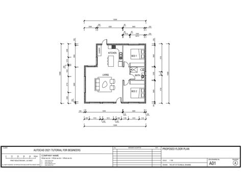 Autocad Tutorial Draw A House Floor Plan Free Cad