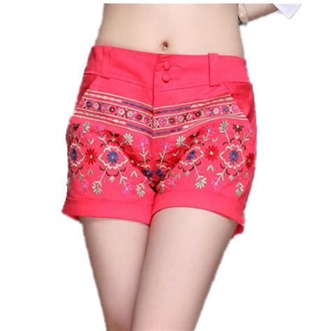 2019 Summer Women Short Pants Fashion Casual Clothing Ethnic Pantalon