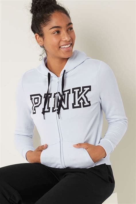 Buy Victorias Secret Pink Everyday Lounge Perfect Full Zip From The