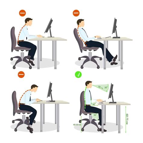 How To Sit In Your Office Chair Properly 6 Simple Steps To Improve Your Posture To Ergonomics