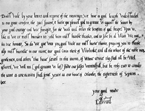 Edward Vi 1537 1553 Nking Of England And Ireland 1547 53 Letter