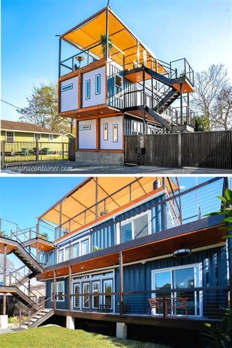 Wonderful Veranda Shipping Container House Usa Living In A