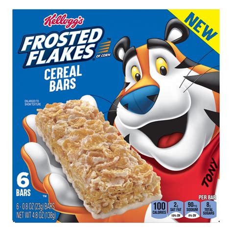 Save On Kelloggs Frosted Flakes Cereal Bars 6 Ct Order Online