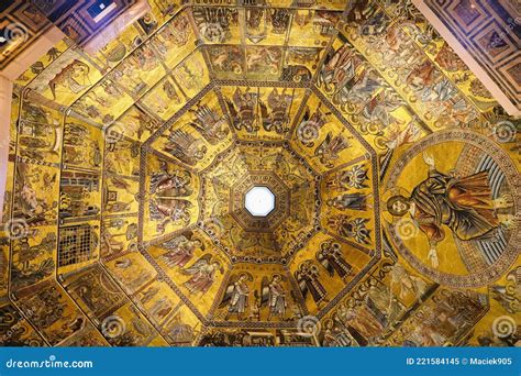 Florence Baptistery Also Known As The Baptistery Of Saint John Is A