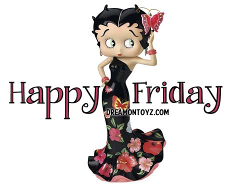 Click On Picture For Largest View Happy Friday Betty Boop Graphics