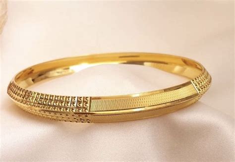 Polished 18 K Mens Gold Kada At Rs 150000piece In Faridabad Id