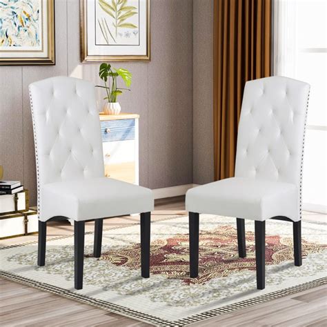 Explore a range of accent chairs in colors and sizes that can fit in any space. URHOMEPRO Contemporary Accent Chair, PU Upholstered Dining Chairs Set of 2, Dining Room Chairs ...