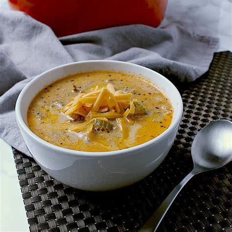 We would like to show you a description here but the site won't allow us. Keto Cheeseburger Soup - Mama Bear's Cookbook