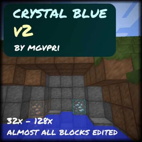 Crystal Blue Pack V2 Minecraft Resource Pack Pvp Resource Pack