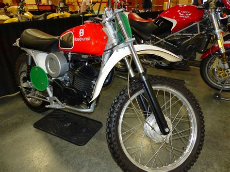 Oldmotodude 1974 Husqvarna Cr250 For Sale At The 2015 Mecum Las Vegas