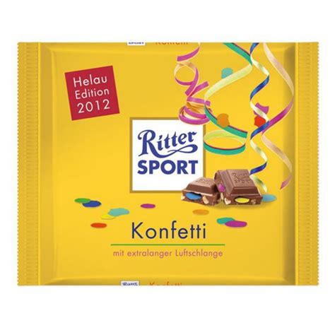 Fake-Sorte Konfetti - RITTER SPORT Blog | Ritter sport, Ritter sport ...