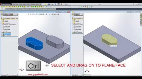 Copy Features In Solidworks Youtube