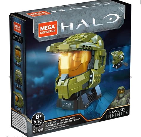 Mega Construx Halo Infinite Master Chief Helmet Preview
