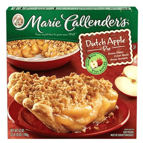 Shop for marie callender's frozen dinners at walmart.com. Marie Callender's Dutch Apple Pie combines 100% Fuji ...
