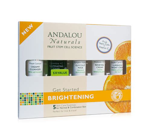 Get Started Brightening Kit Andalou Naturals Biovea