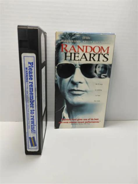 RANDOM HEARTS VHS Harrison Ford Kristin Scott Thomas Electric Pair Vhs