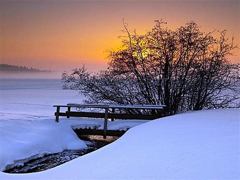 Beautiful Winter Sunset Wallpapers Top Free Beautiful Winter Sunset