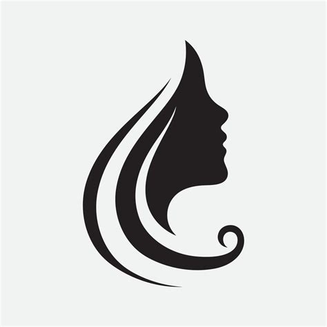 Hair Woman And Face Logo And Symbols 2412558 Vector Art At Vecteezy