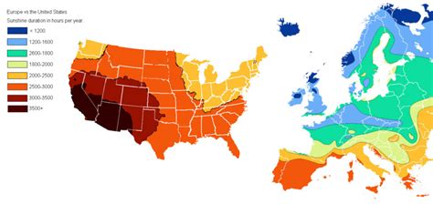 Differences Between The Us And Eu Mapped Vivid Maps