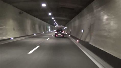Fahrt durch den Tauerntunnel - YouTube