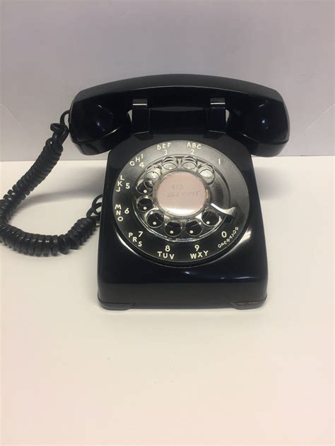 Vintage Western Electric Telephone Landline Phone Black Bell System