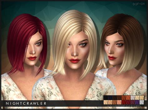 The Sims Resource Nightcrawler Hair 01 • Sims 4 Downloads