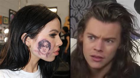 Kelsy Karter Just Got A Huge Harry Styles Face Tattoo Popbuzz