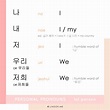 Korean Vocabulary: Personal Pronouns #korean #learnKorean #한국어 #한국어공부 ...