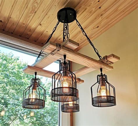 Farmhouse style is hands down my go to my decorating style. Rustic Light Fixture - Hanging Light - Rustic Lighting ...