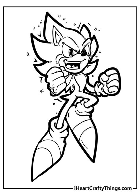 Sonic The Hedgehog Coloring Pages Free To Print Enjoy Coloring Images